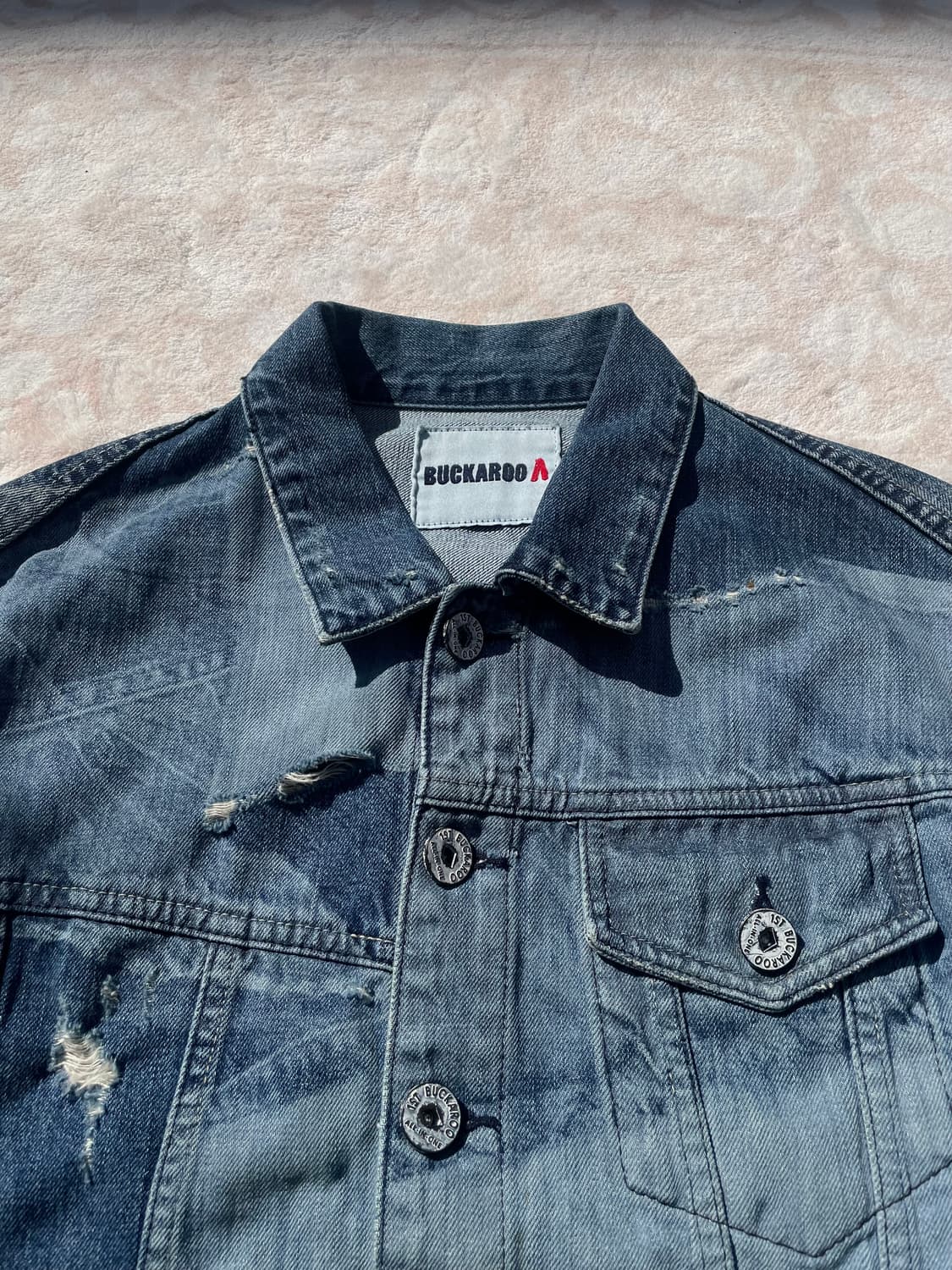 버카루 빈티지 y2k 트러커자켓 상품이미지2