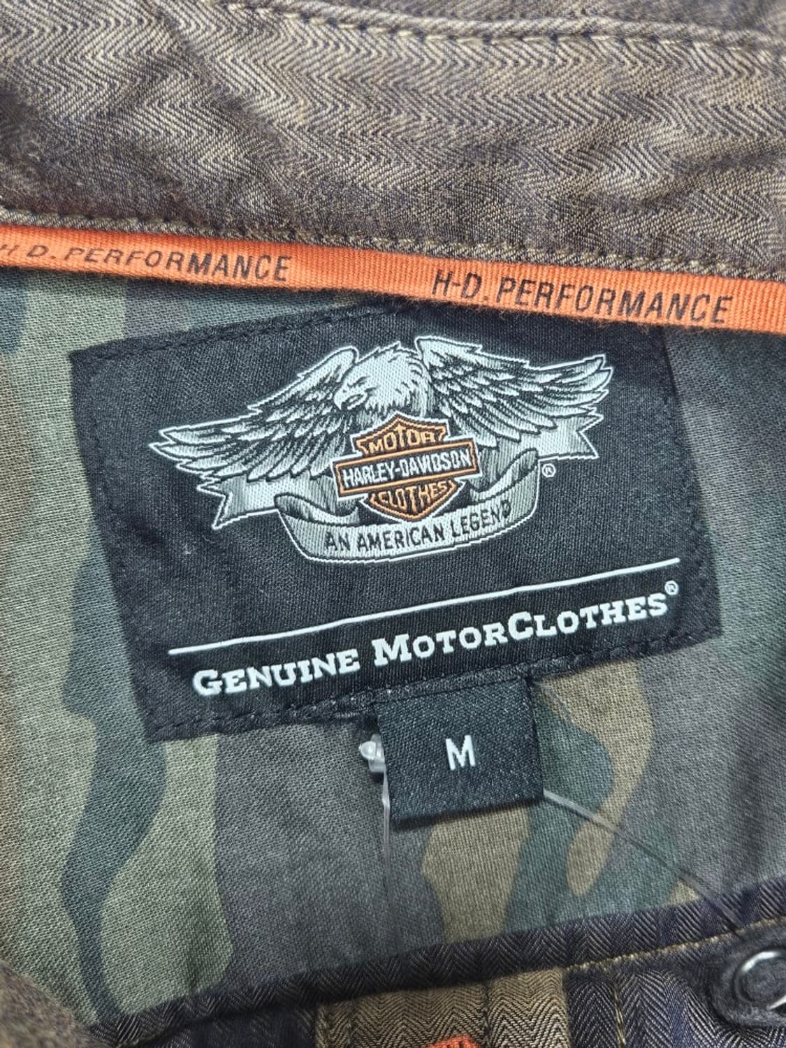 할리데이비슨 밀리터리 필드 바이커 하프 셔츠 ( M ) / 11594 상품이미지7