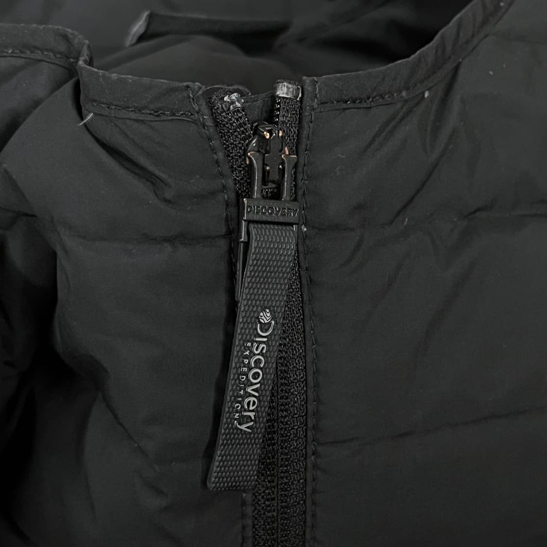 [정품/95] 디스커버리 블랙 경량 패딩 자켓 b12 상품이미지7