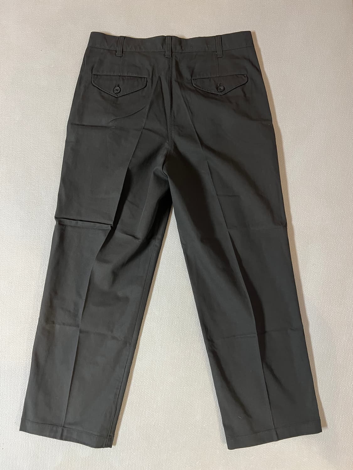 무료배송 - 새제품 유니클로 U 투턱 와이드팬츠(차콜) 36 상품이미지5