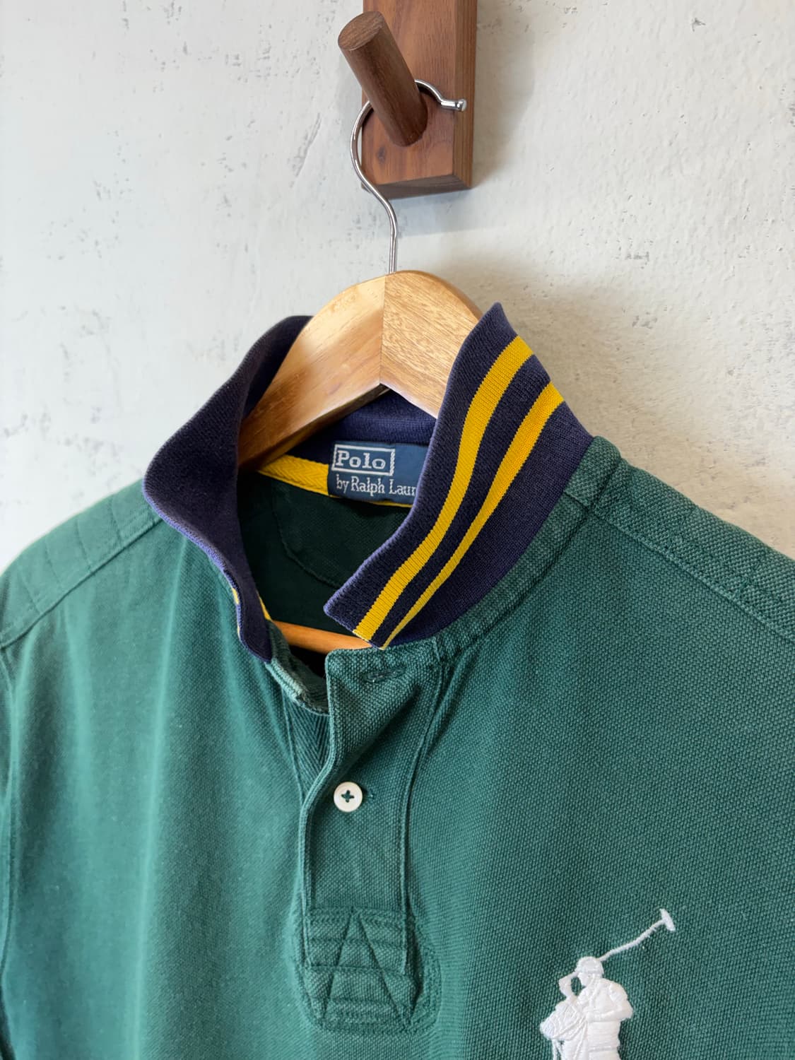 폴로랄프로렌 치프키프 빅포니 그린 반팔 카라티 상품이미지5