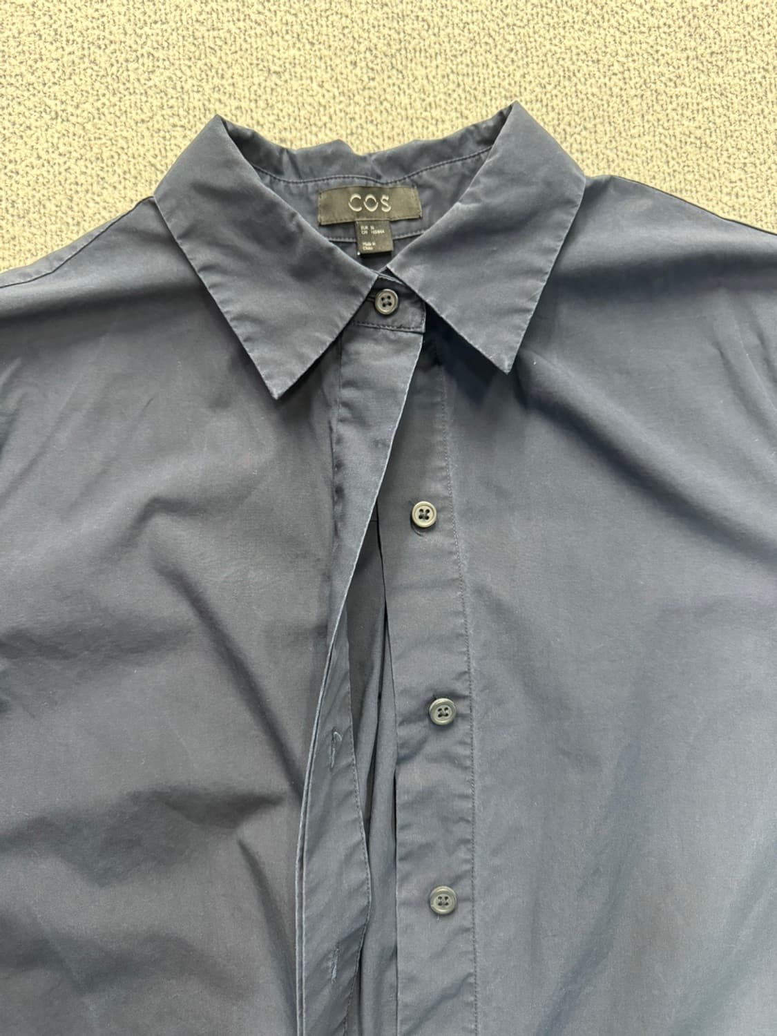 코스 네이비 셔츠 드레스 36사이즈 55 상품이미지4