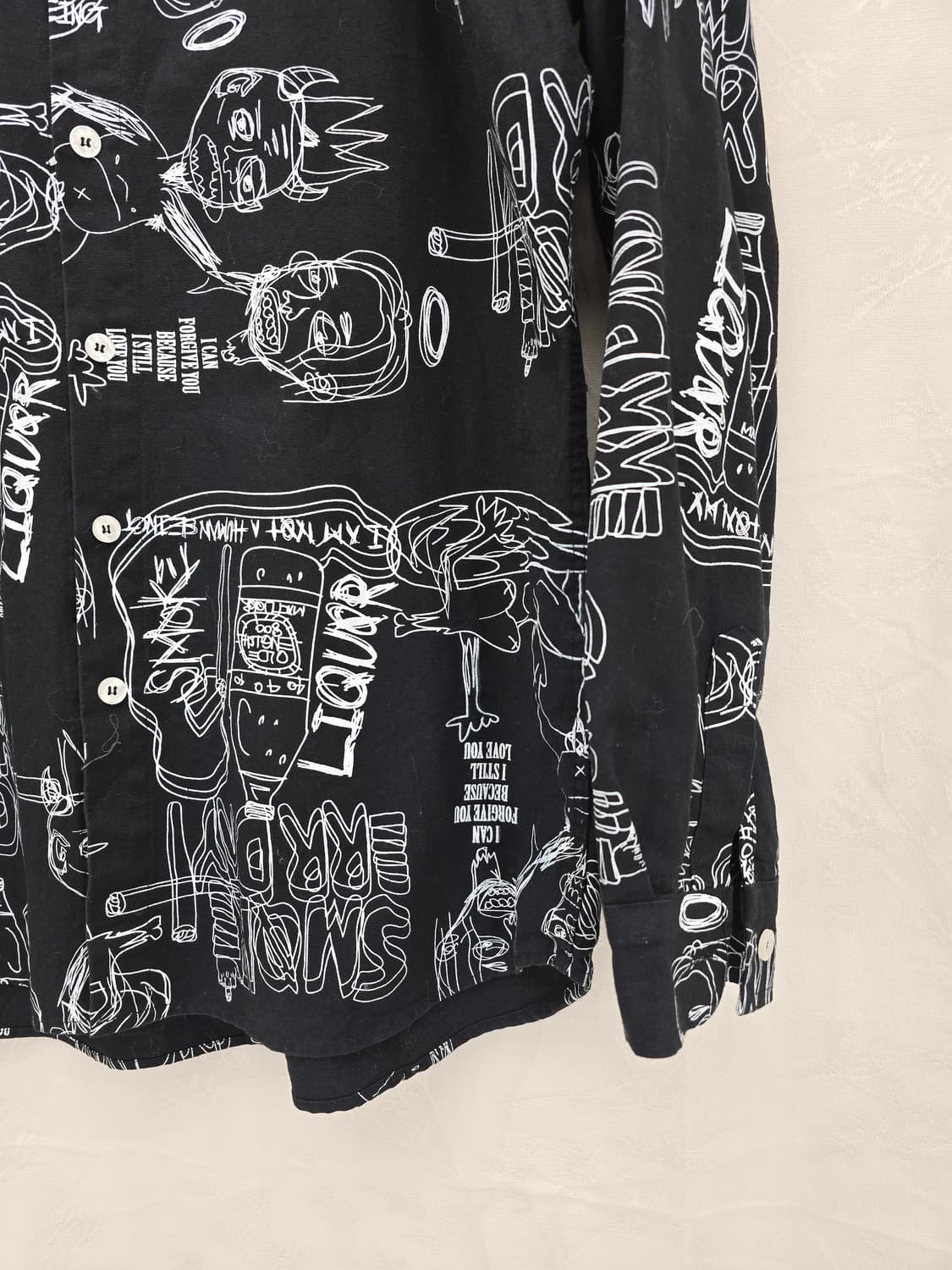 강한 스트릿 무드 그래픽 셔츠 상품이미지6