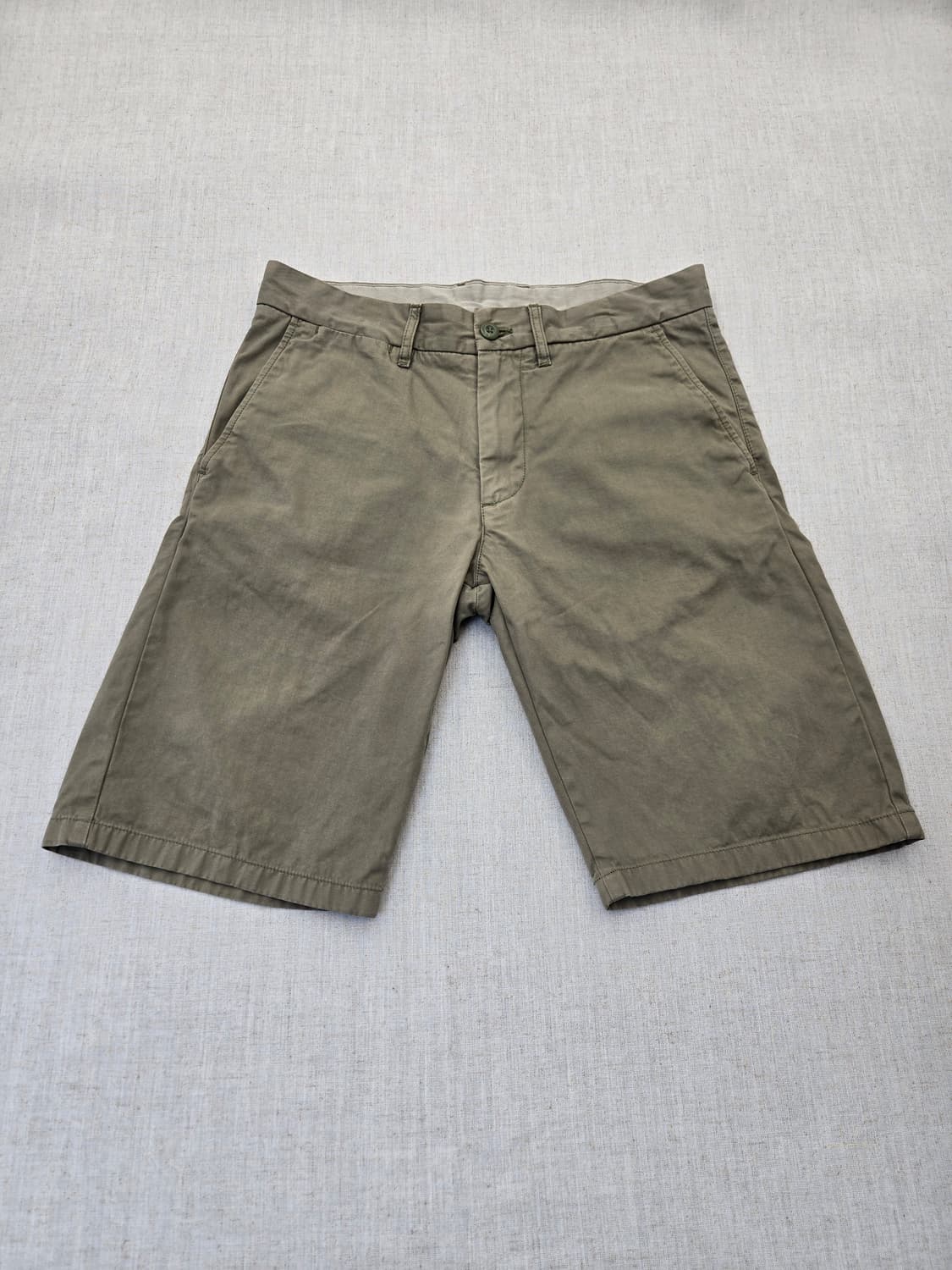 칼하트 카키색 면 반바지 숏팬츠 상품이미지1