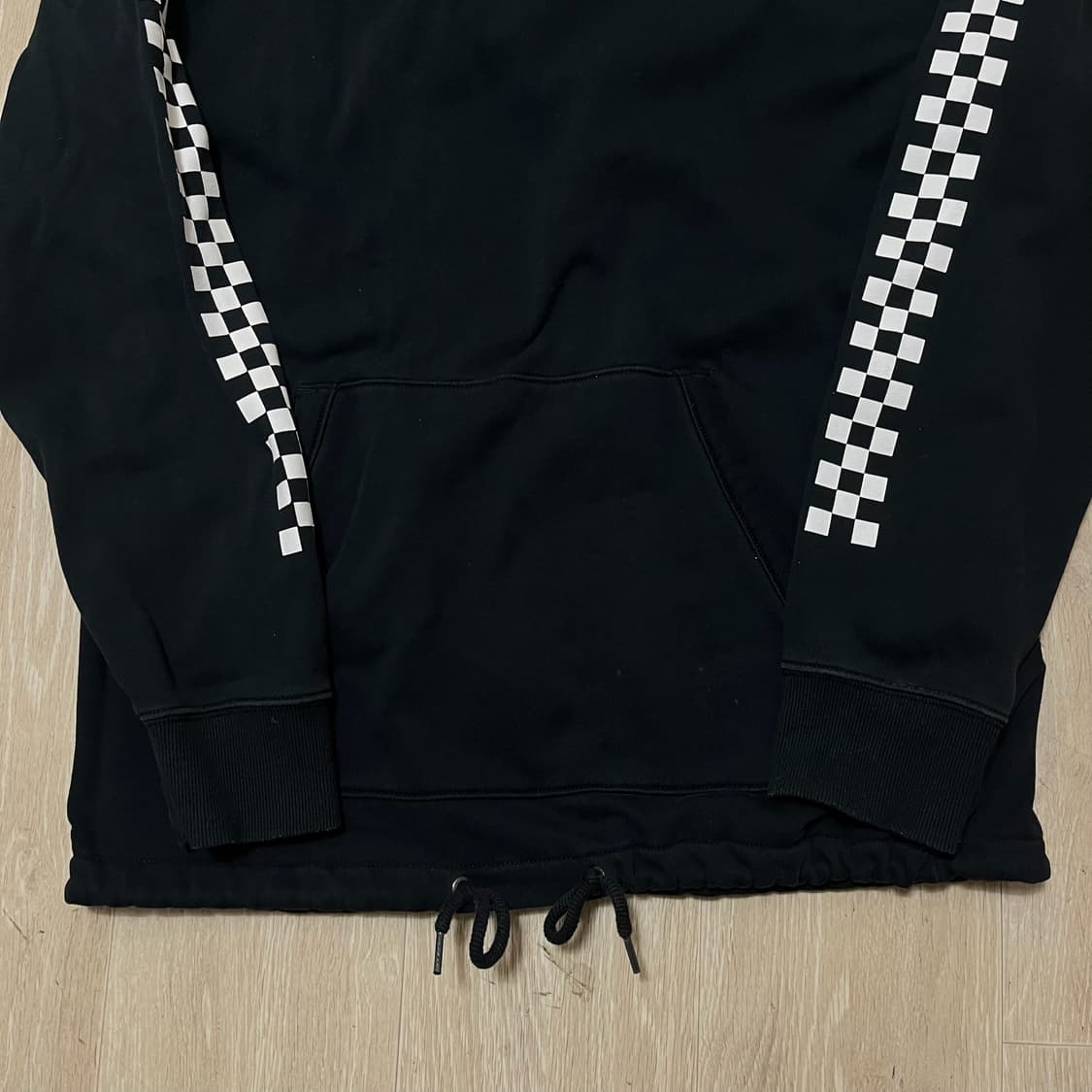 반스 체커보드 사이드라인 하프집업 맨투맨 [블랙] L/100 상품이미지3