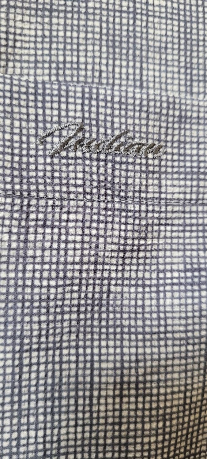 (남성110사이즈)인디안 체크 반팔 셔츠(구김없는소재) 상품이미지5