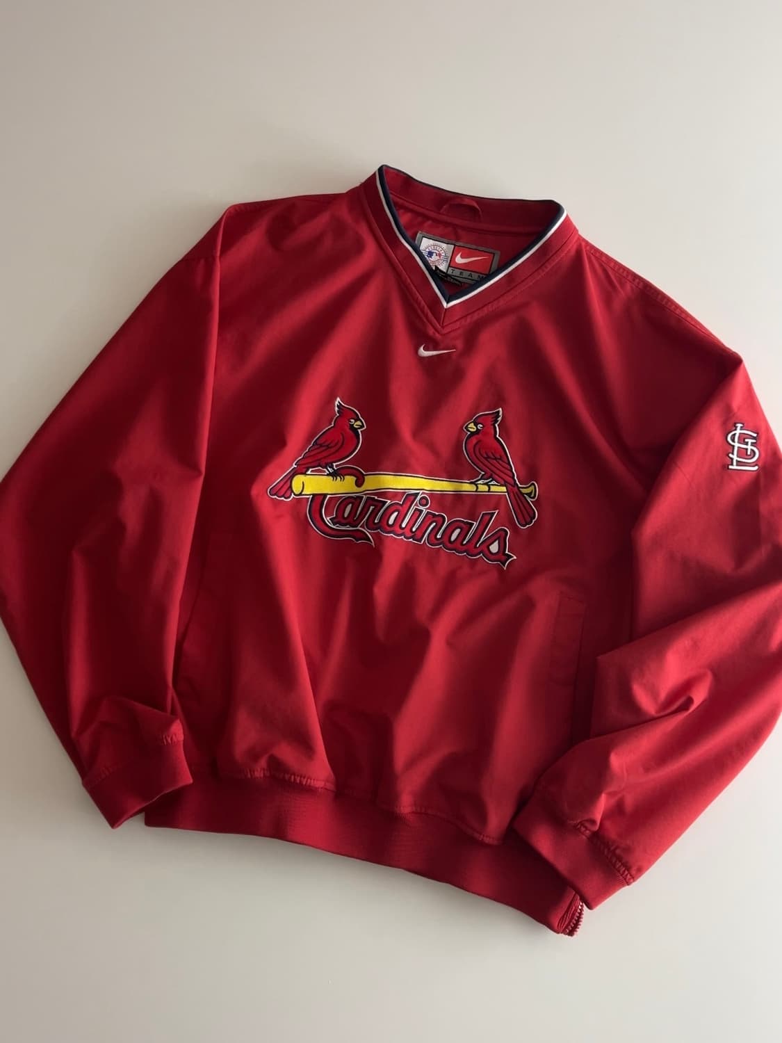 나이키 세인트 루이스 카디널스 레드 바람막이 웜업 M 상품이미지2