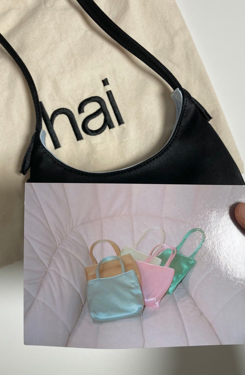 Hai 파멜라 숄더백 실크 가방 상품이미지3