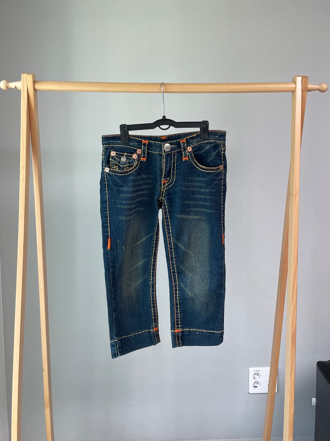 True Religion 데님 7부 팬츠(Made in USA) 상품이미지2