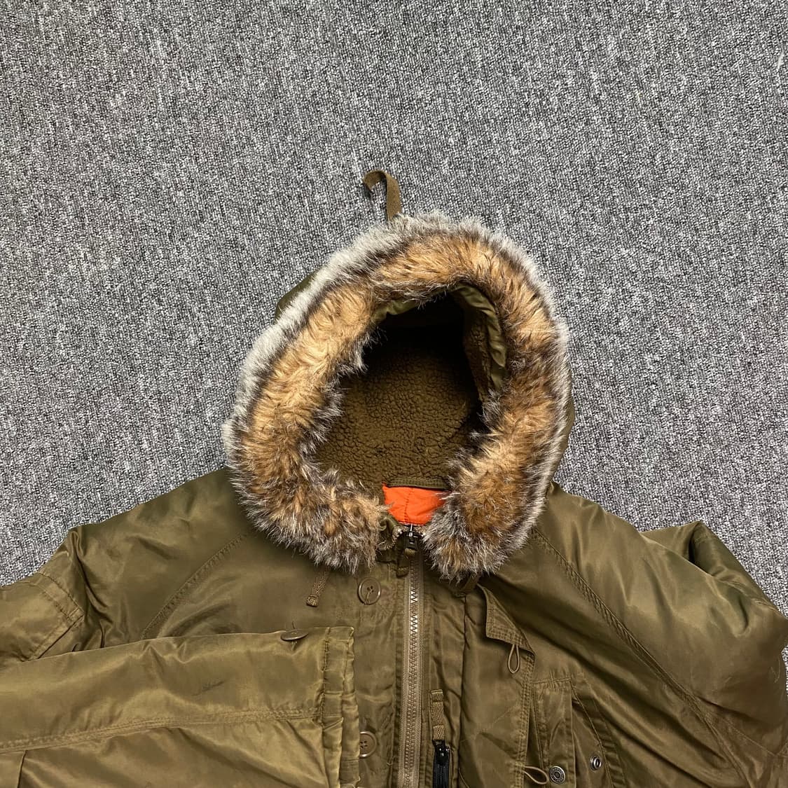 🌊90's GAP N-3B Parka 상품이미지4