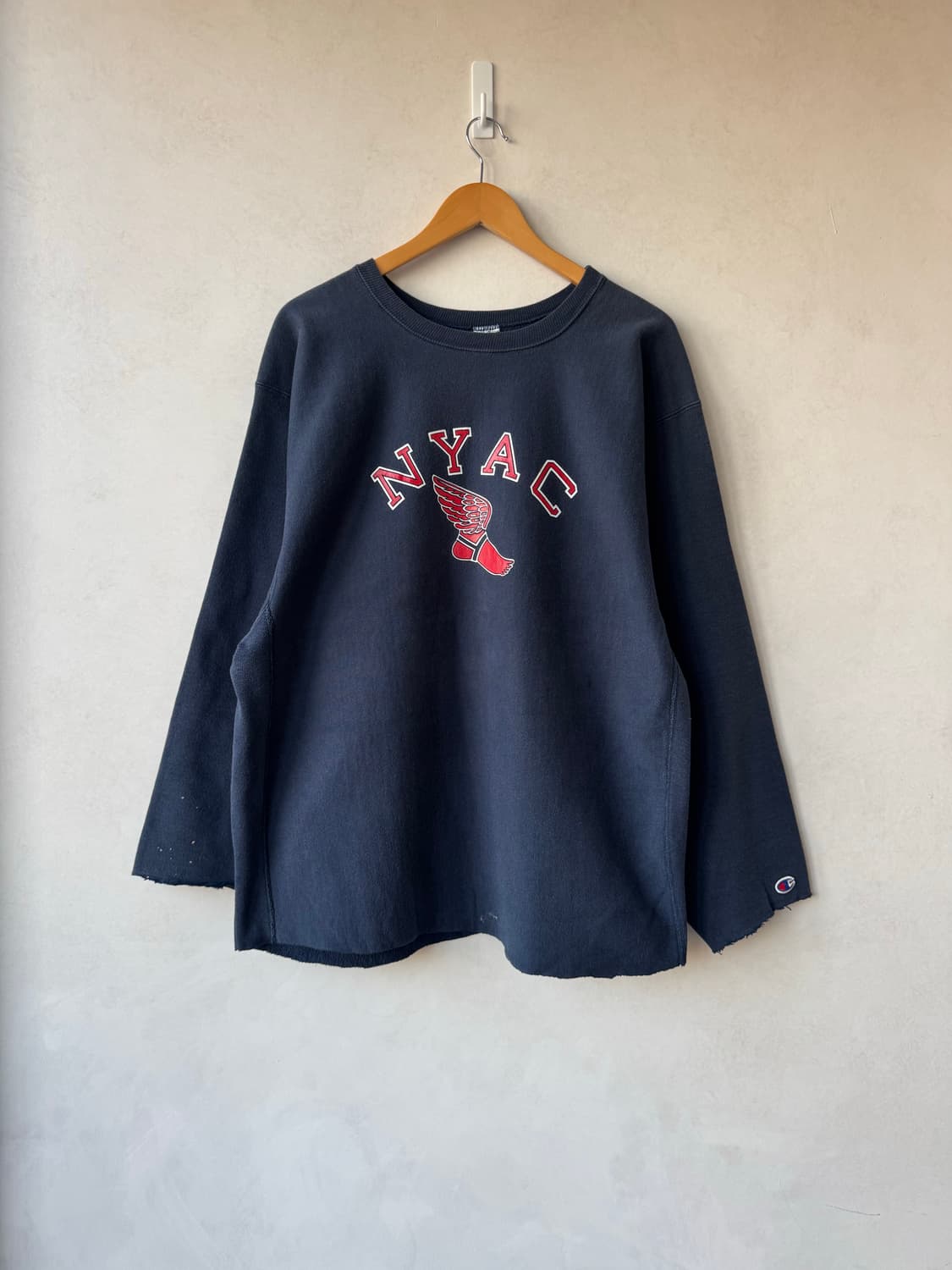 90s 챈피운 NYAC 리버스위브 맨투맨 상품이미지2