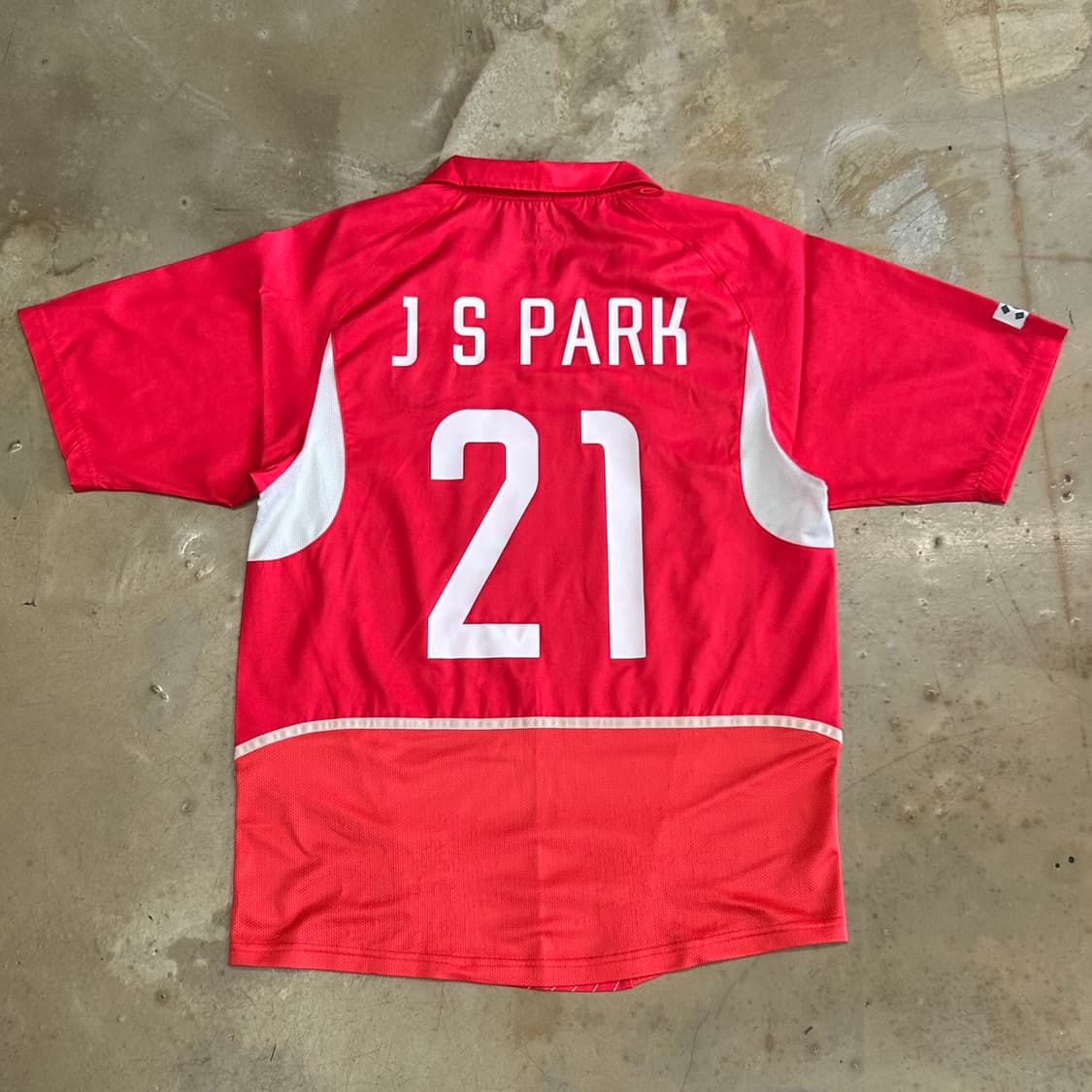 L 나이키 대한민국 국가대표 No.21 박지성 반팔 유니폼 상품이미지2