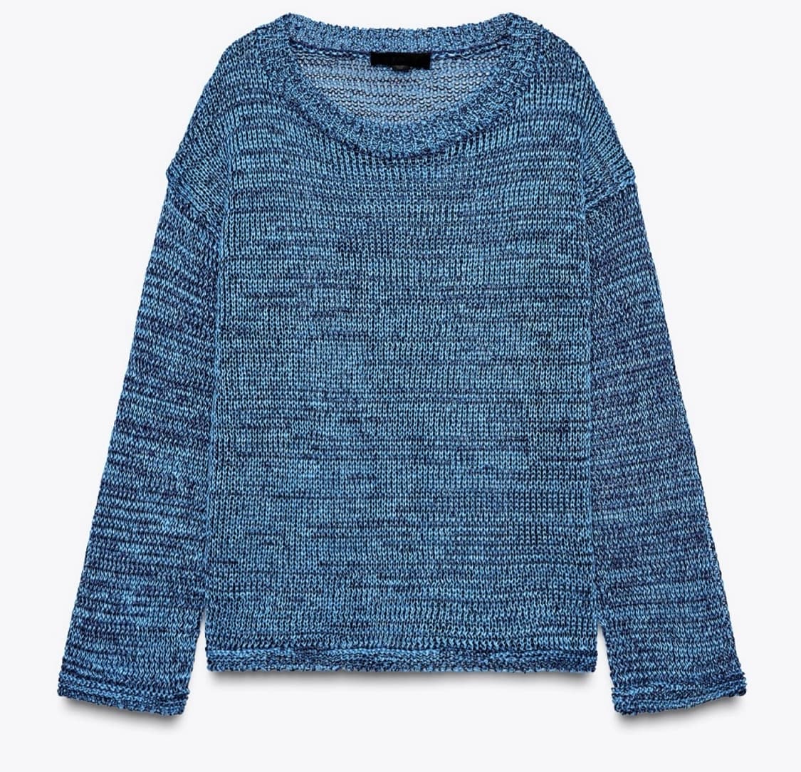 ZARA RIBBON TRIM KNIT SWEATER 상품이미지2