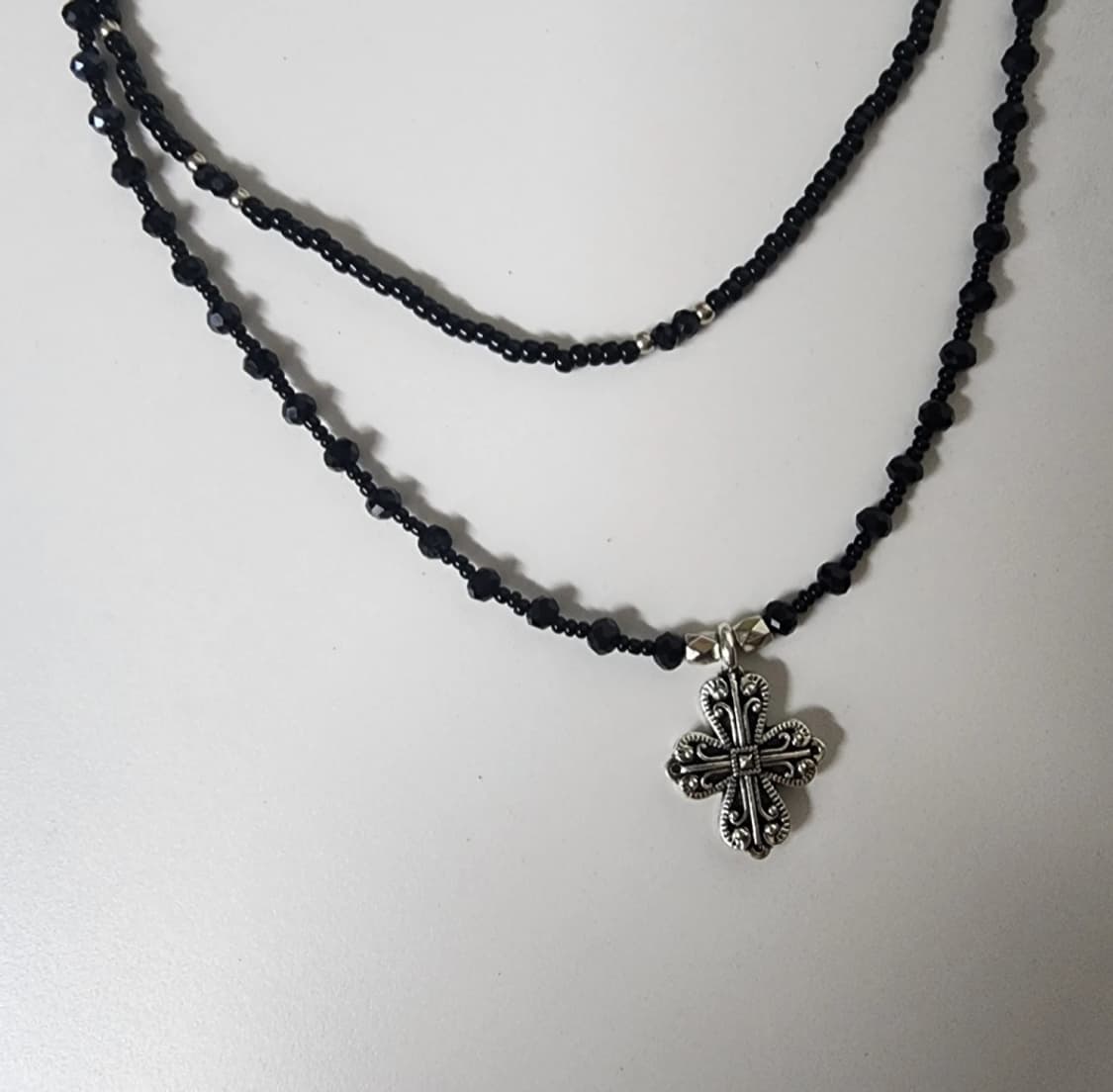 빈티지 십자가 목걸이 상품이미지2