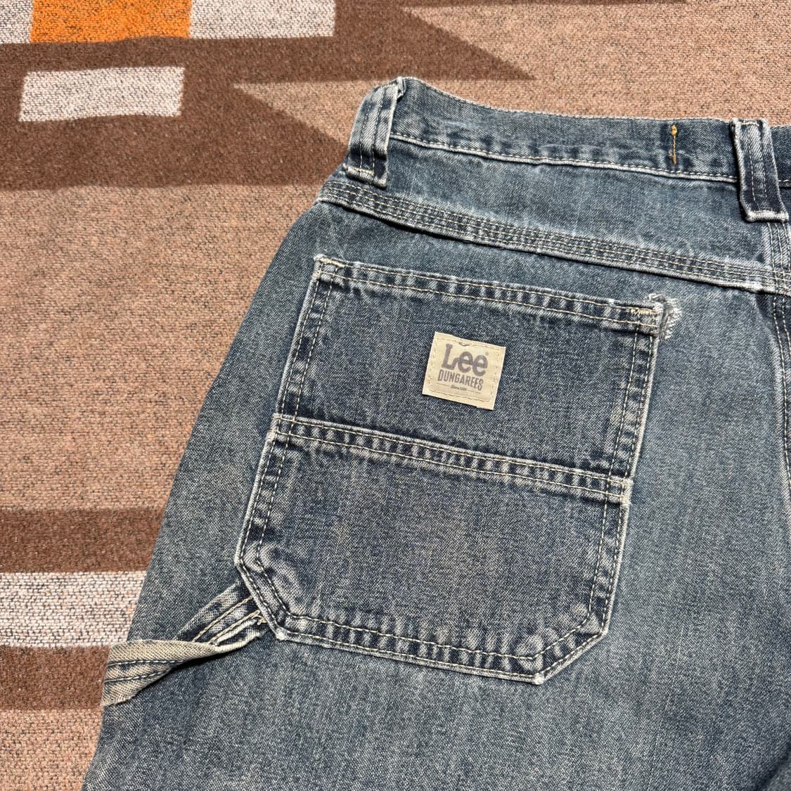 Lee 리 90s 덩가리스 데님 카펜터 쇼츠 반바지 32 상품이미지5