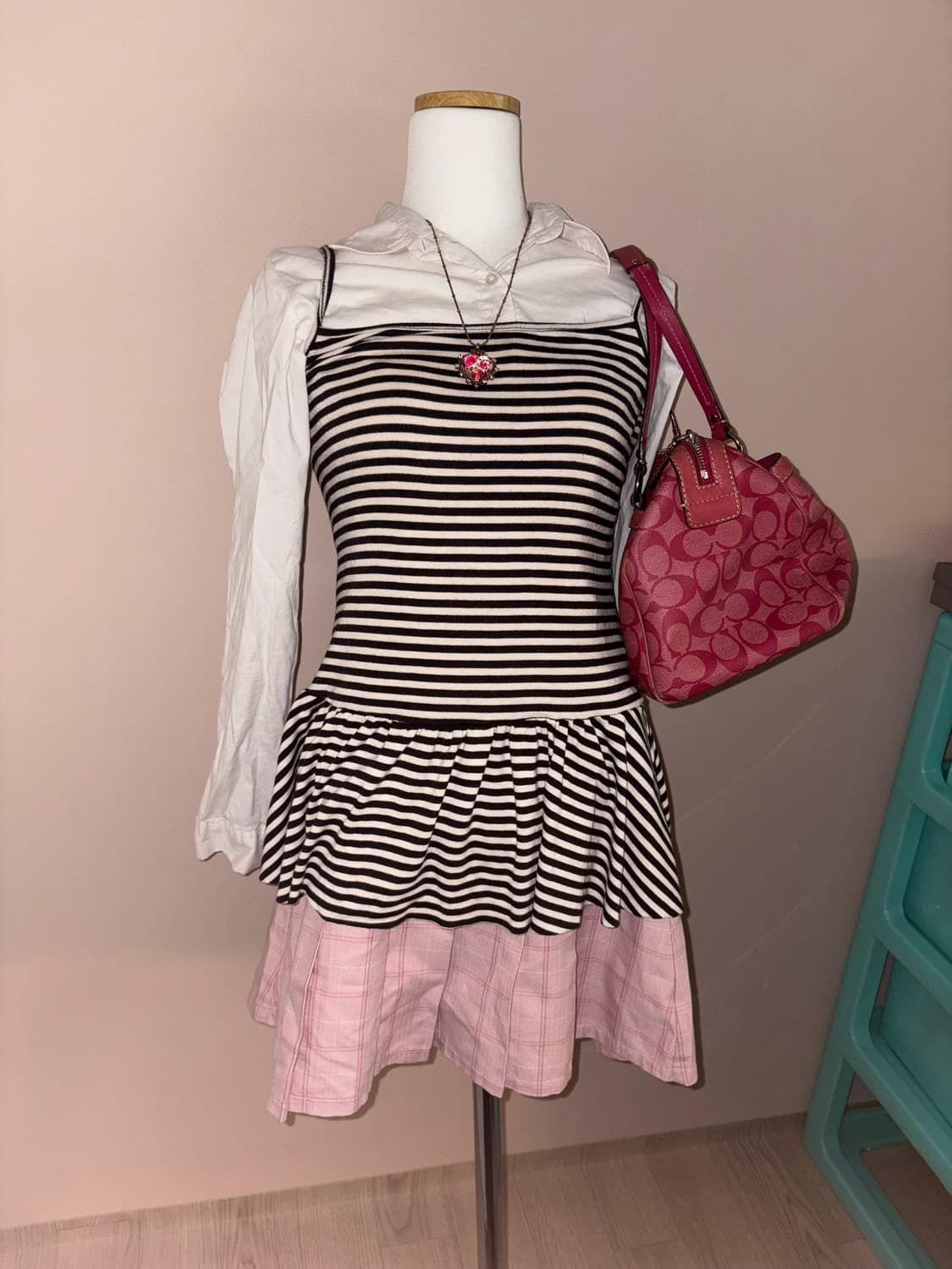 빈티지 코디세트 ( 코치 숄더백 포함) 상품이미지1