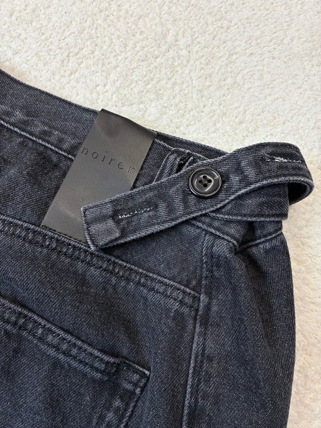 노이어 피그먼트 다잉 유틸리티 카고 와이드 데님 팬츠 PN6121 상품이미지8