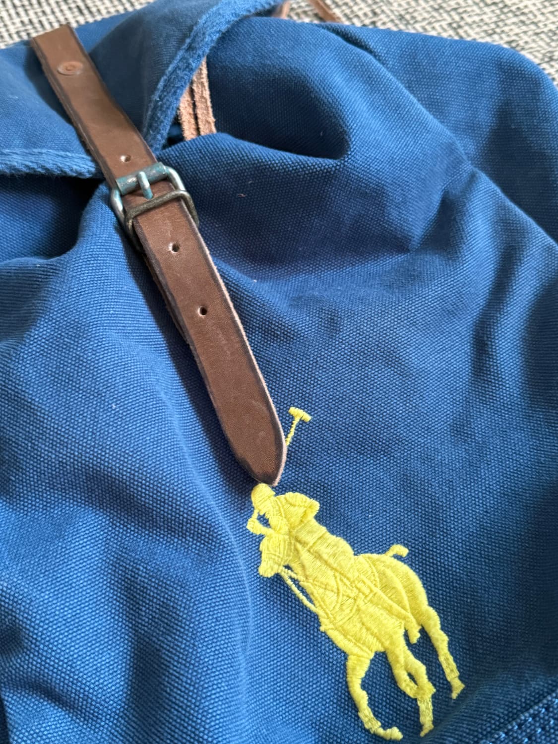 폴로랄프로렌 빅포니 캔버스 백팩 블루 상품이미지4