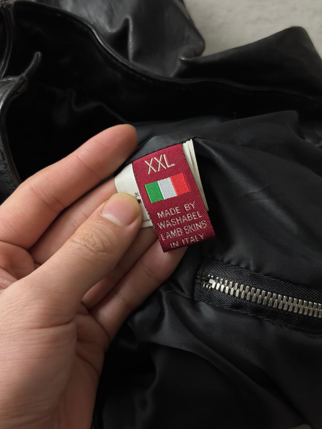 빈티지 램스킨 레더자켓  상품이미지8