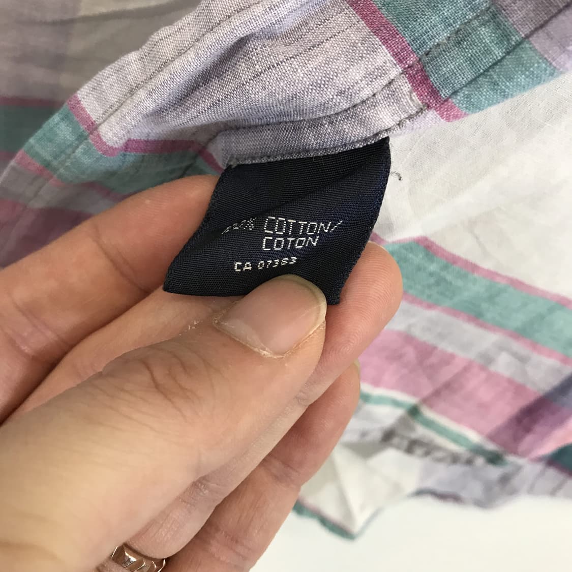 폴로 랄프로렌 핸드우븐 마드라스 체크셔츠 [M] 상품이미지3