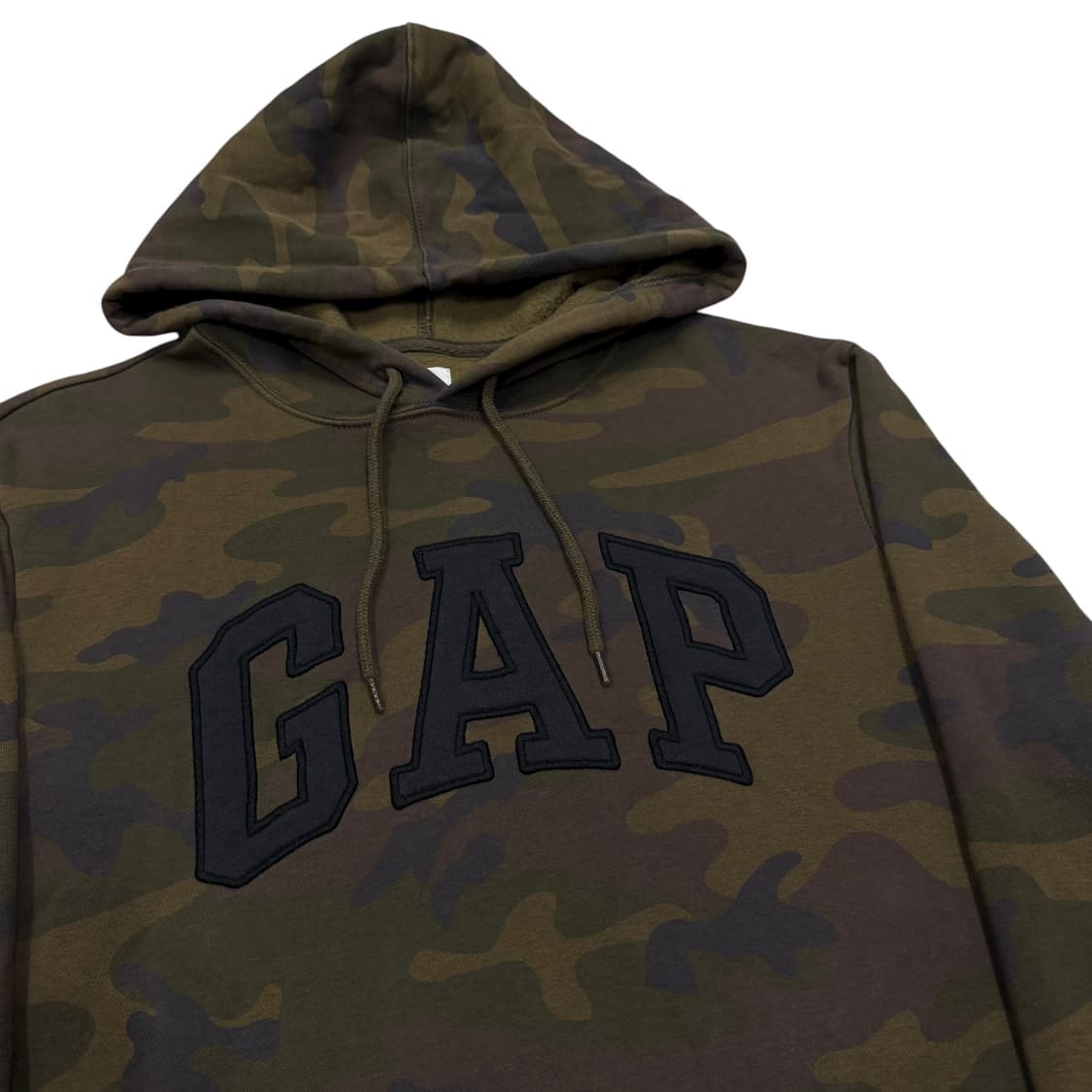 GAP 빈티지 밀리터리 카모 기모 후드티 S 상품이미지2