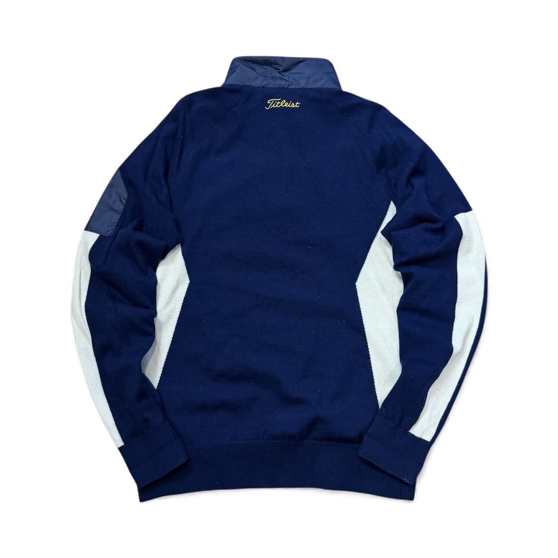 타이틀리스트 네이비 하프집업  모 니트 상품이미지2