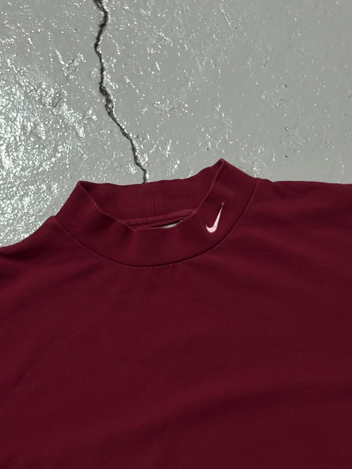 나이키(Nike) 모크넥 버건디 롱슬리브 상품이미지3