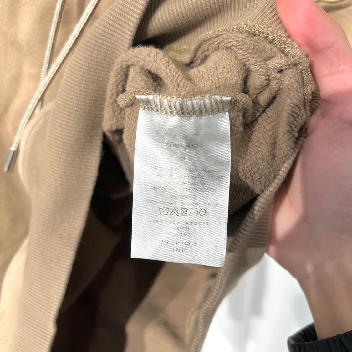 (M) 디올 cd로고 후드티 상품이미지4