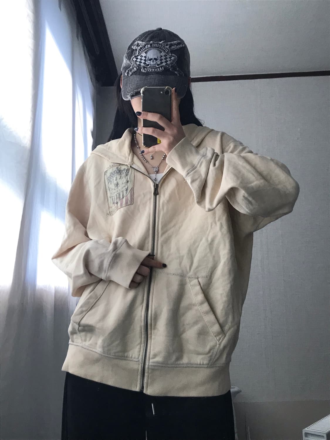 폴로 진스 성조기 오버핏 후드집업 상품이미지3