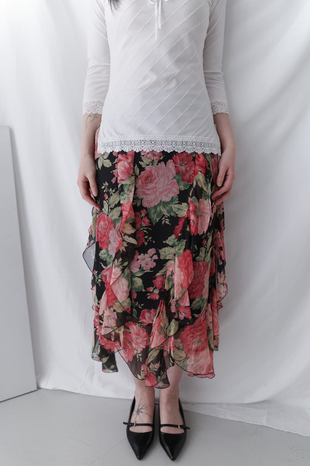 flower frill skirt 상품이미지4