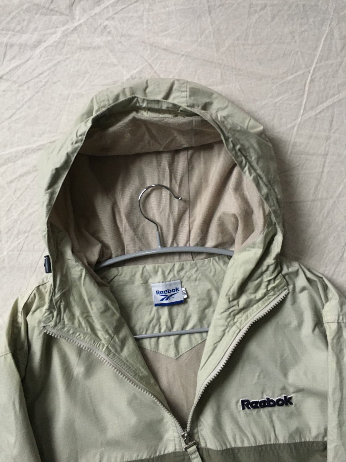 리복 배색 백로고 아노락 상품이미지5