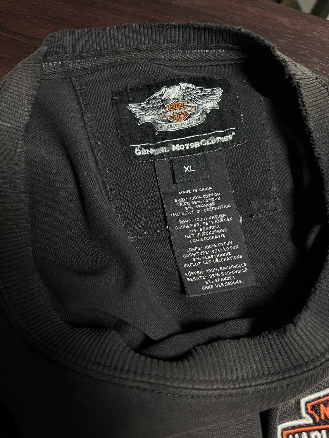 00’s 할리데이비슨 롱슬리브 xl 상품이미지3