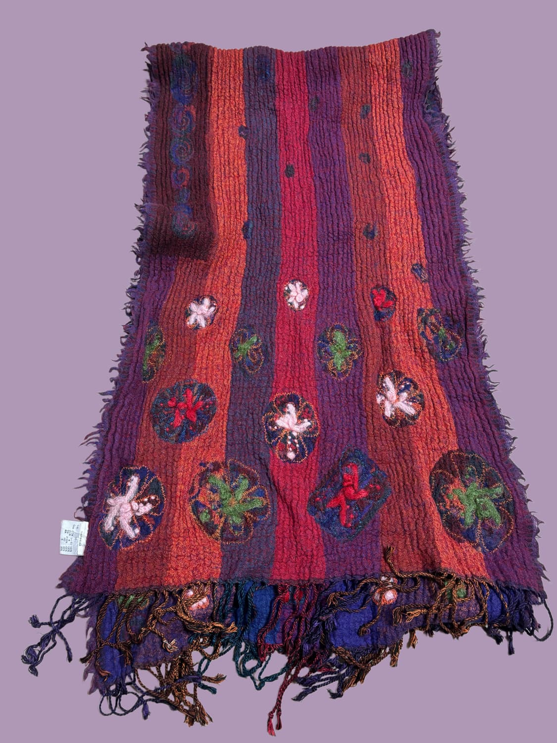 빈티지 히피 하구미 리버시블 목도리 상품이미지3