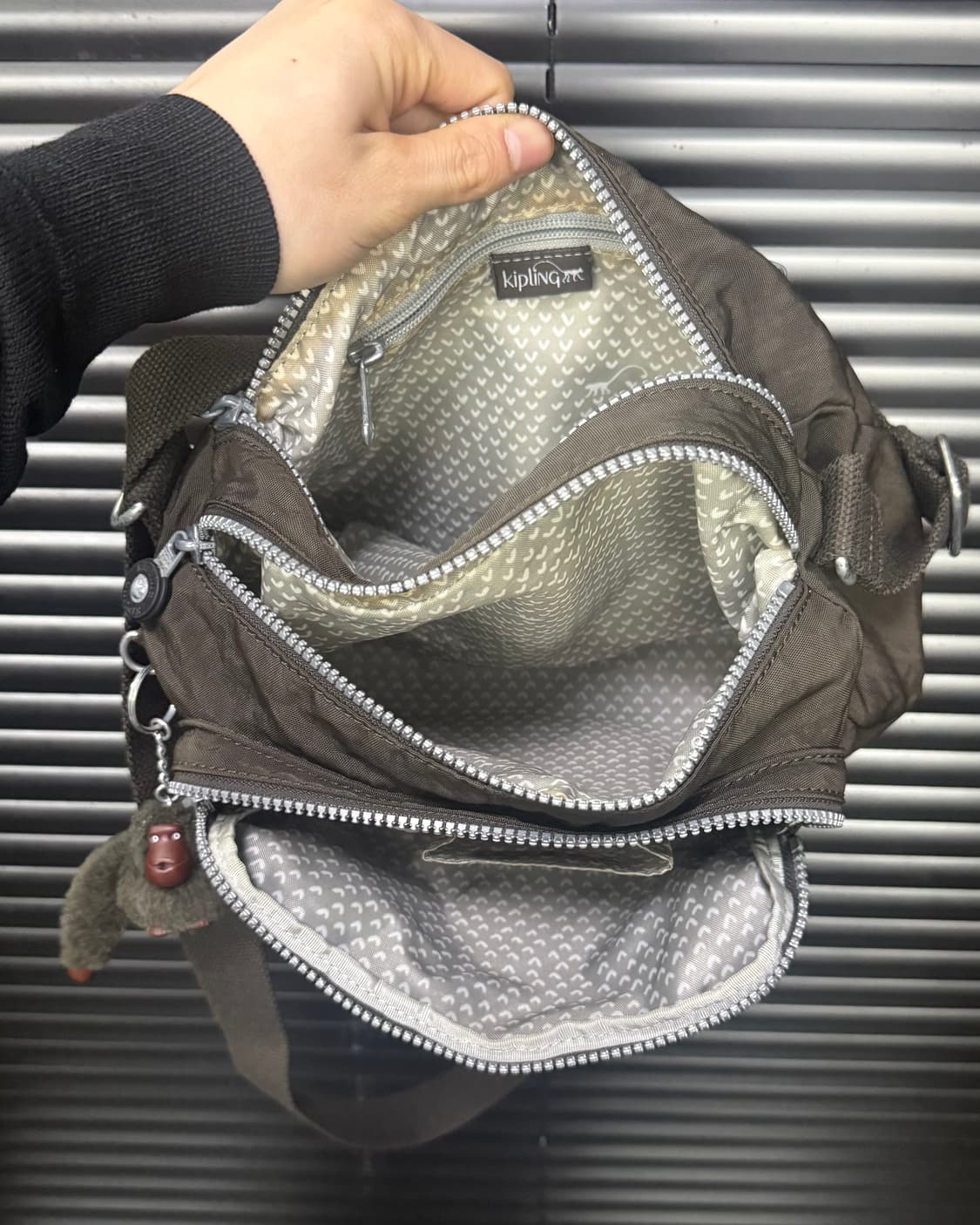 키플링 브라운 갈색 고릴라 인형 키링 크로스백 가방 갸루 펑크 로리걸 상품이미지6