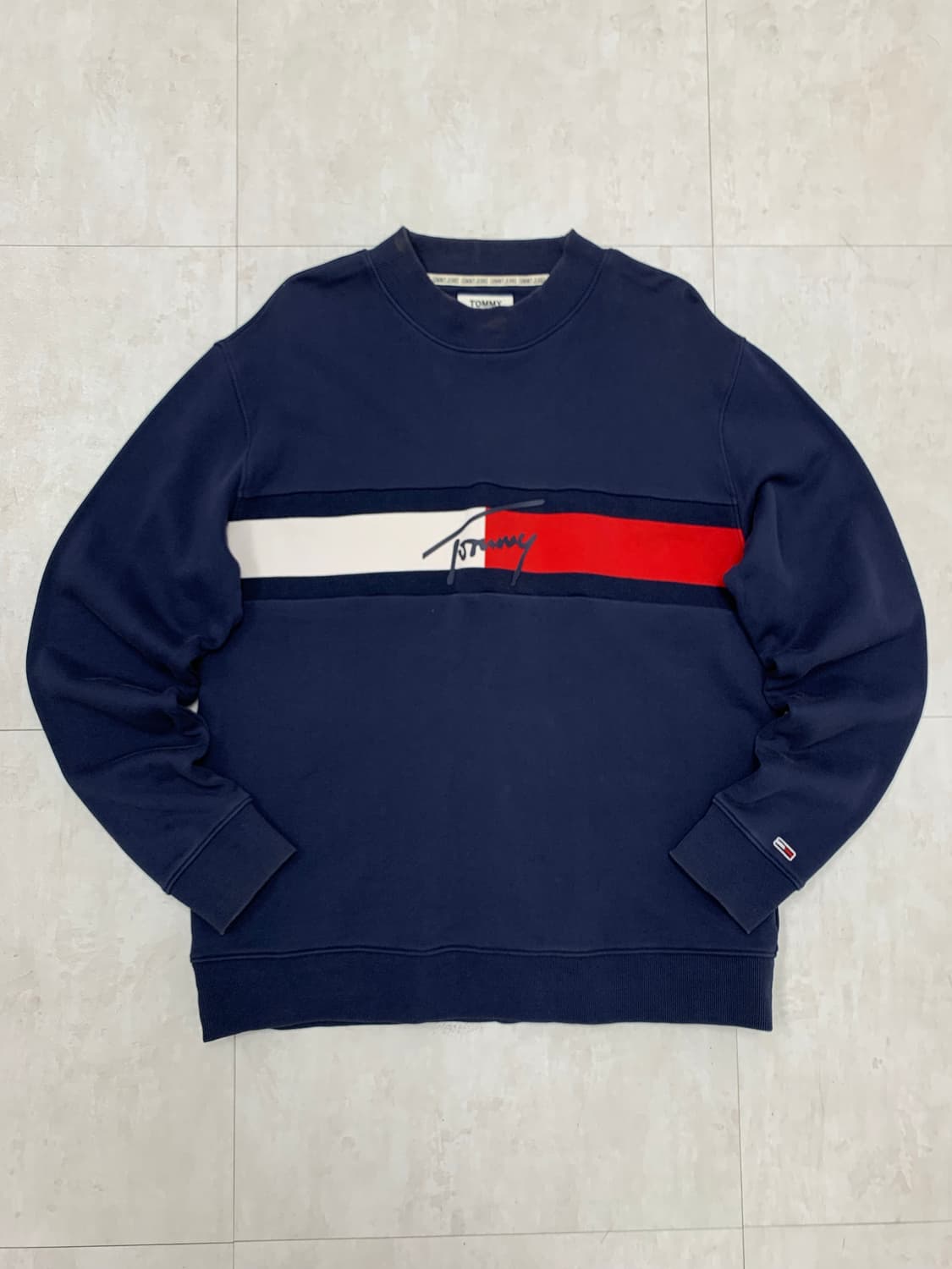 타미 진스 네이비 맨투맨 #622 상품이미지1