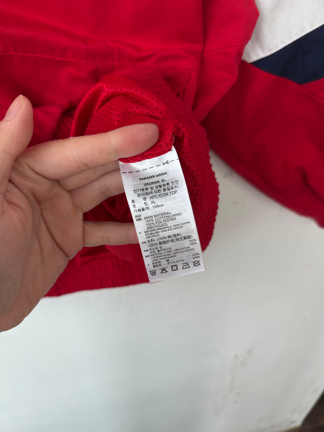 아디다스 아스날 웝업 아노락 상품이미지5