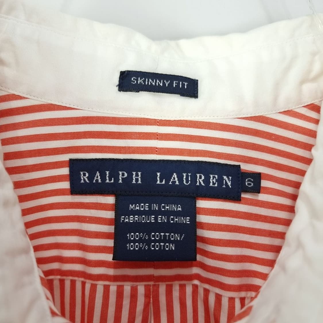 [폴로 랄프로렌] 커프스 로고 자수 스트라이프 셔츠 M19203 상품이미지7