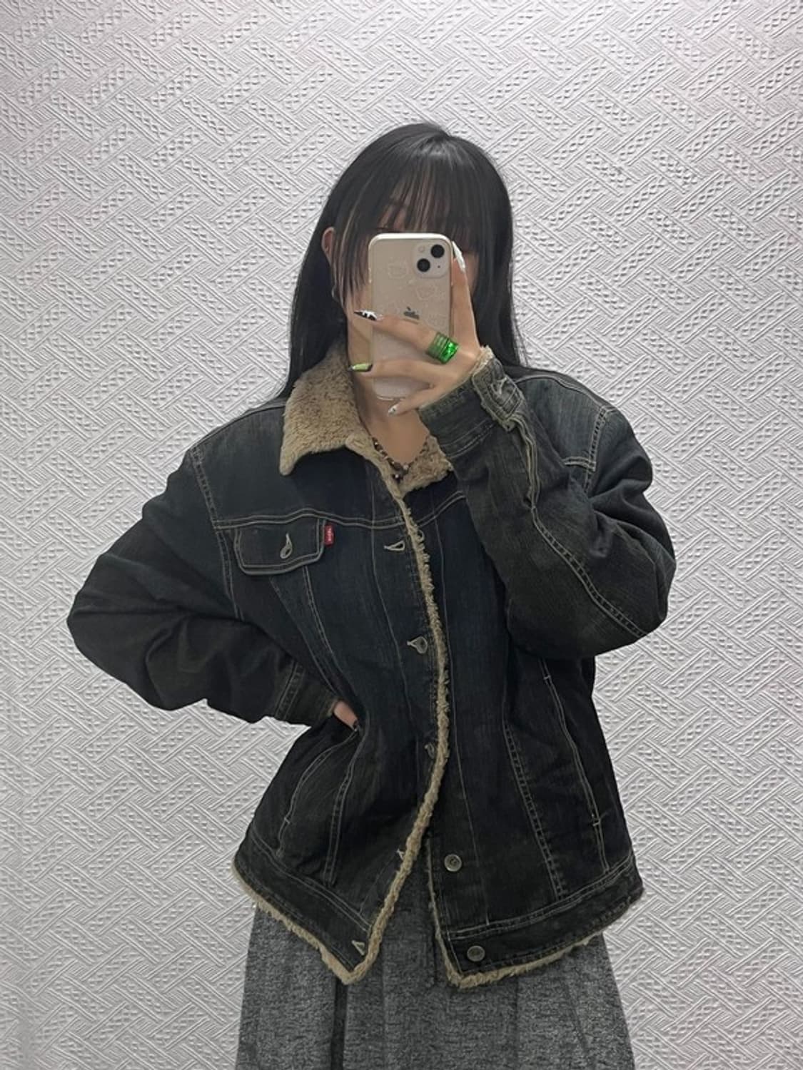 리바이스 빈티지 웨스턴 양털 쉐르파 데님 자켓 100 C08530 상품이미지1