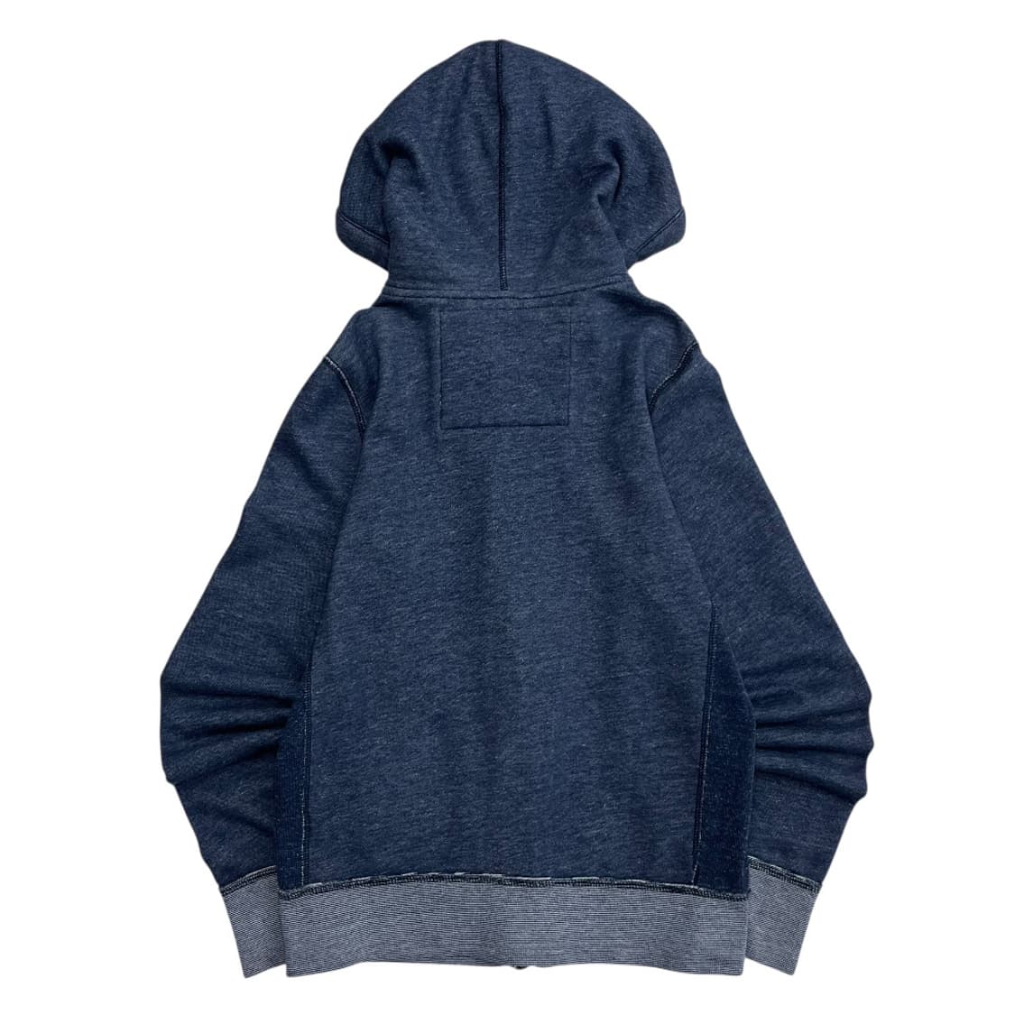 아베크롬비 패치로고 빈티지 블루 후드집업 S 상품이미지4