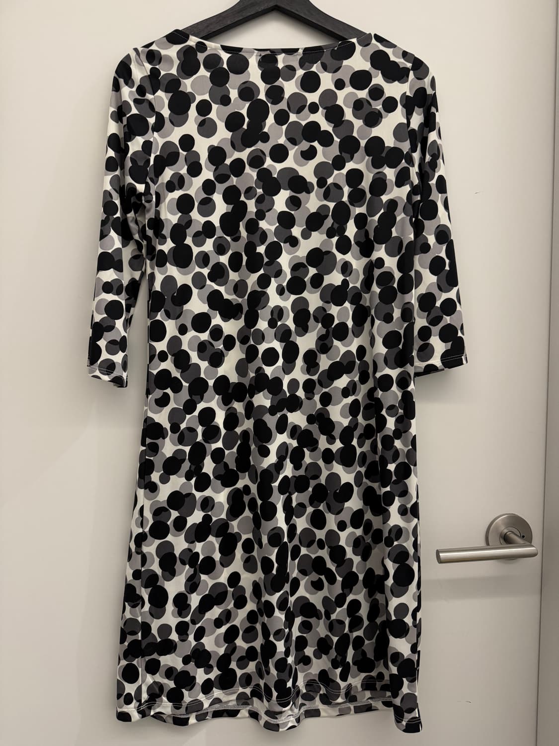 빈티지 7부 도트 원피스 상품이미지9