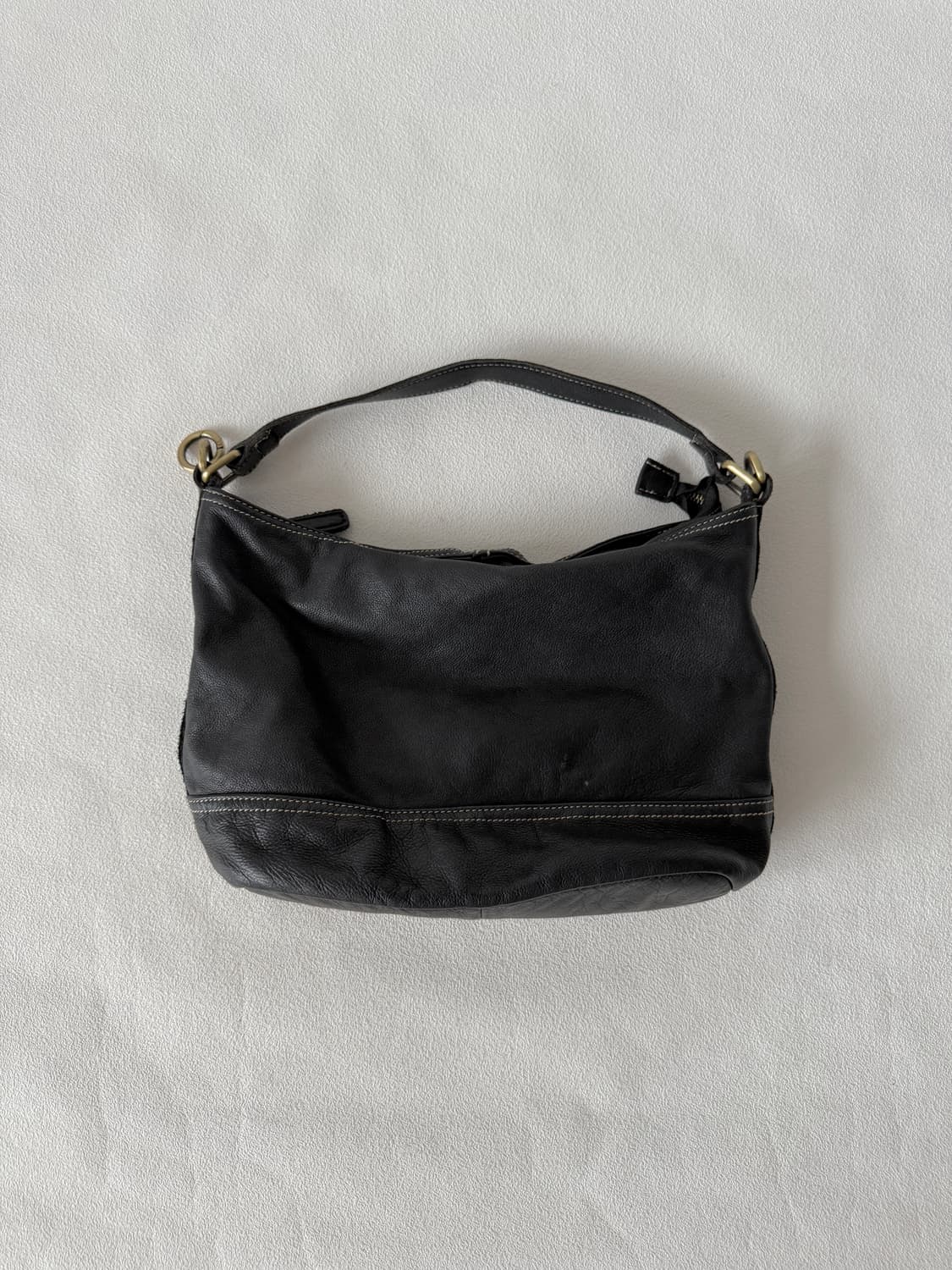 Pre owned 레더 크로스 숄더백 상품이미지1