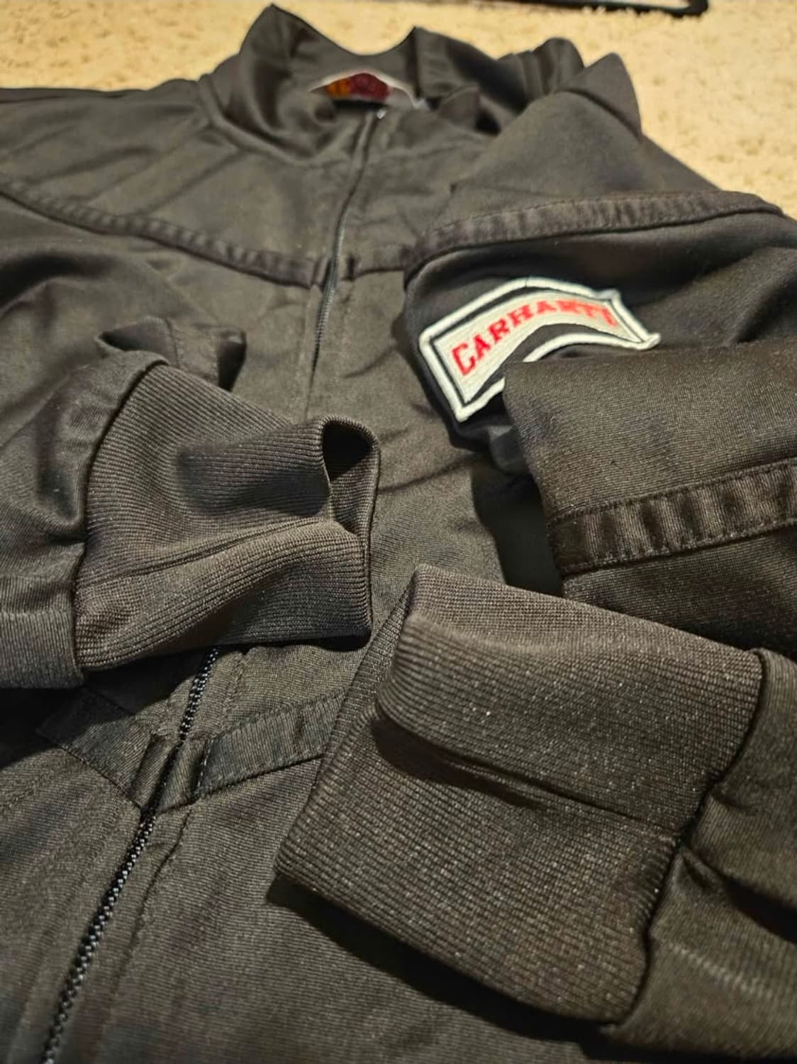 칼하트 레이서 트랙 핏 블랙 자켓 M 상품이미지2