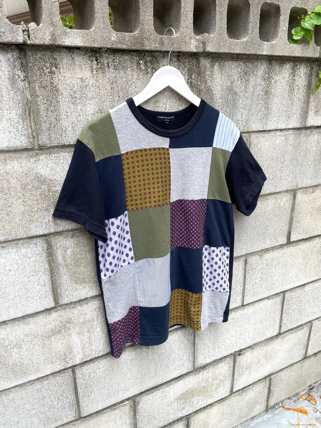 COMME des GARCONS patchwork t-shirt 상품이미지1