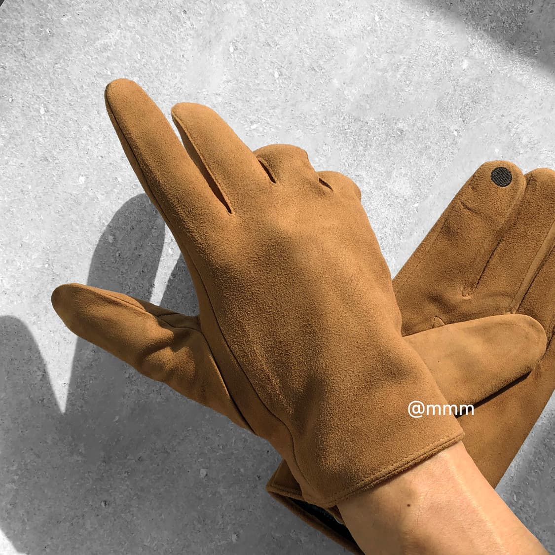 [Unisex] 스웨이드 가죽 장갑 스마트터치 상품이미지1