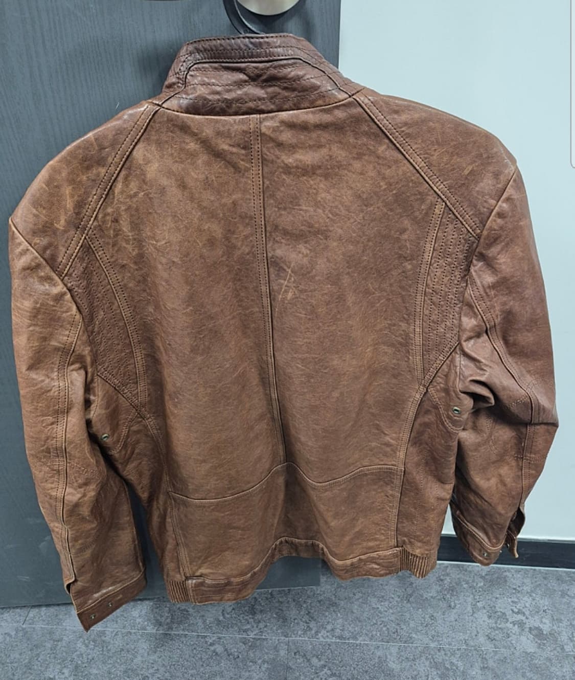 올젠 정품 가죽자켓 가죽잠바 100사이즈 팝니다 상품이미지2