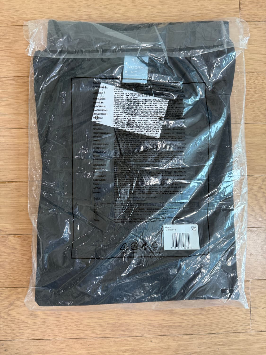 [XXL] 나이키 nocta 녹타 무지 블랭크 반팔 티셔츠 블랙 드레이크 상품이미지4