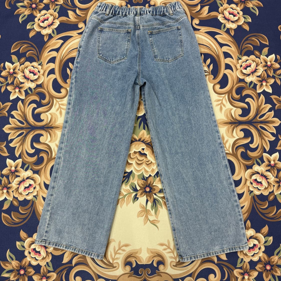 (L)낫포너드NOT4NERD 와이드밴딩 데님팬츠 상품이미지5