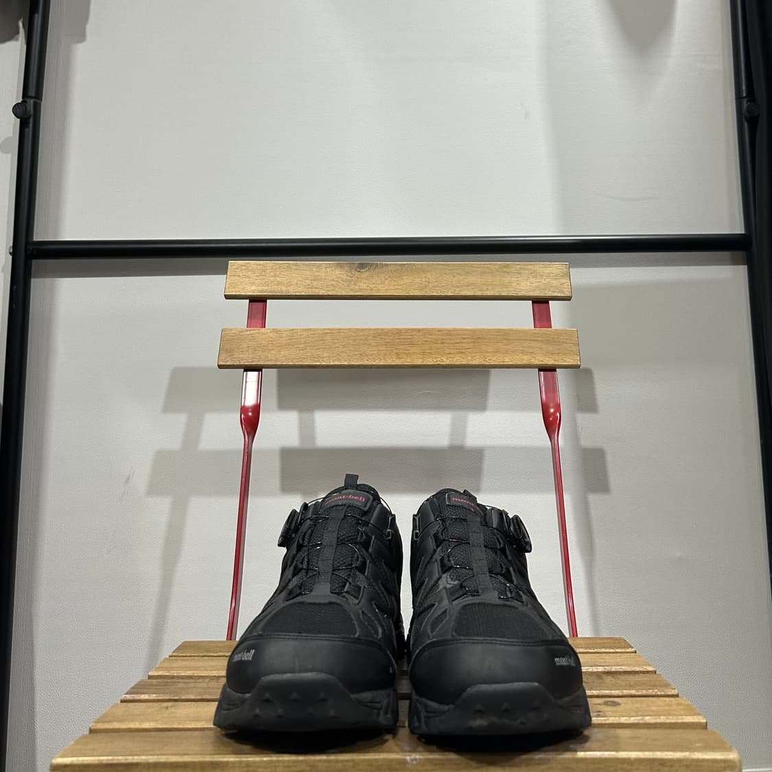 285) 몽벨 트레킹화 남성 남자 고프코어 다이얼 블랙 레더 상품이미지2