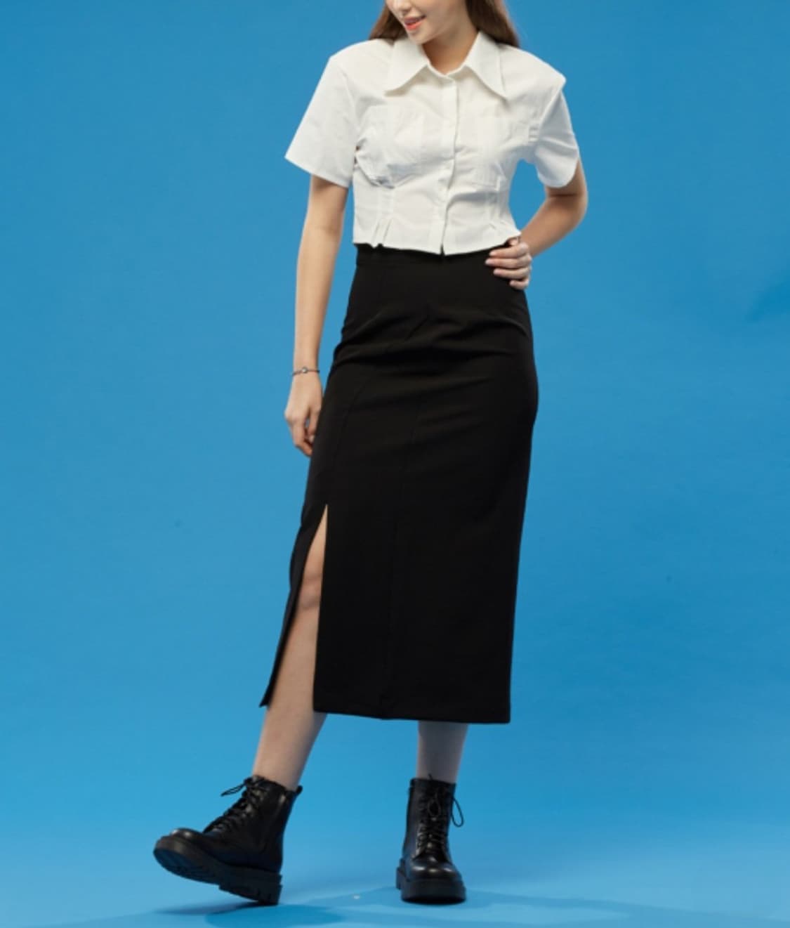 콜릿 블라우스 상품이미지2