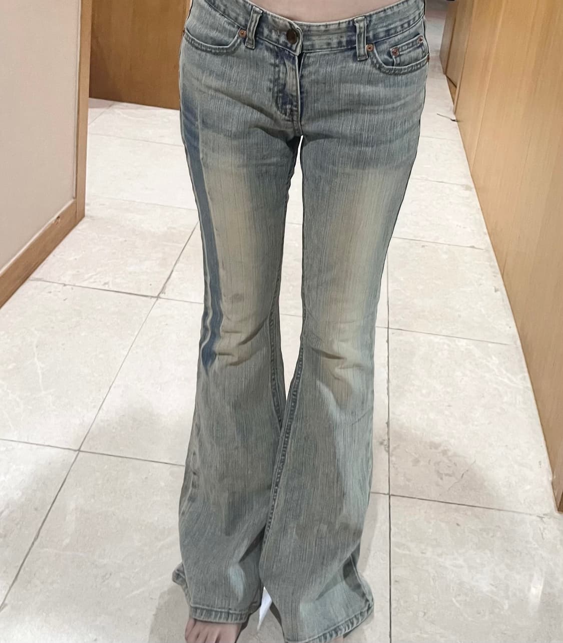 OOTJ 로우라이즈 부츠컷 팬츠 상품이미지1